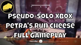 Pseudo-Solo Petras Run Cheese - World's First 1.5 Man Xbox - Unedited- No Commentary See Description