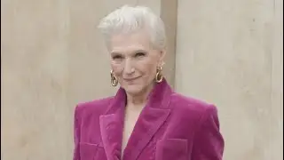 Maye Musk and Lorena Rae at the Elie Saab Fashion Show in Paris