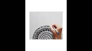Covid idea for mandala art.. Watch till the end...