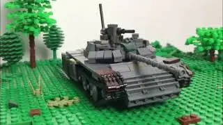 Lego UKRAINE WAR: T-72 explosion test