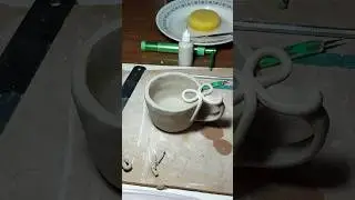 bow mug #ceramics #ceramicmug #diy