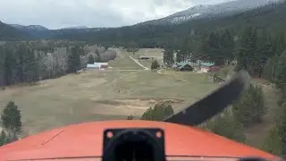 West Fork Lodge Strip 4U7, Montana Takeoff and Landing