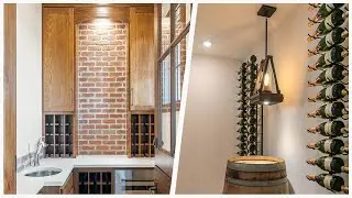 75 Farmhouse Brick Floor Wine Cellar Design Ideas You'll Love 🔴