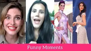Alejandra Andreu and Mariem Velazco share funny moments during Miss International.