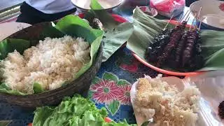 Amazing Khmer Traditional Village and Street Foods, Most popular and healthy foods at Pouk district