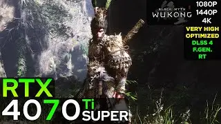 RTX 4070 Ti SUPER - Black Myth Wukong | DLSS 4 (1080p/1440p/4K)