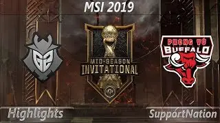 G2 vs. PVB Highlights MSI 2019 | Group Stage Day 5 | PVB vs G2 | 2019 Mid-Season Invitational
