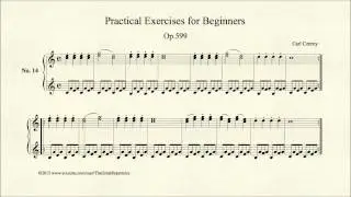 Czerny, Practical Exercises for Beginners, Op 599 , No 14