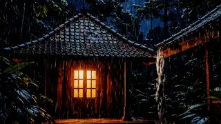 Calm and Relaxing Rainy Night Atmosphere