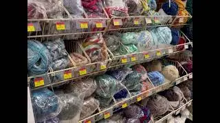 NEW! YARN CLEARANCE! $5 & $2! #YarnClearance #MichaelsClearance #AffordablyCrafty #yarnshopping