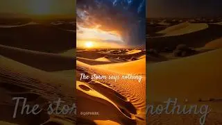 A silent storm over the desert #Shorts