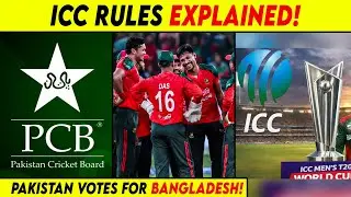 ICC Meeting Update | Pakistan Votes for Bangladesh | Scheduling Issue Explained #icc #update