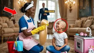 Millionaire fires 10 Cleaners- Until One Black Cleaner put a smile on the daughter face