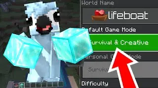 I Found ZYELOE's Creative Mode Glitch in Lifeboat Survival Mode! 😱🔥