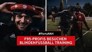 INSIDE | F95-Profis besuchen Blindenfu&szlig;ball Training | Fortuna D&uuml;sseldorf
