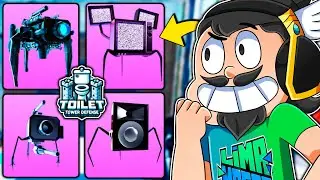 DESAFIO: UM TIME COMPLETO DE ARANHAS!! SERÁ QUE DA BOM?? (TOILET TOWER DEFENSE) - ROBLOX
