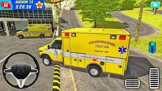 Ambulance Van Rescuing People at Miami - Coast Guard Beach Rescue Team - Android Gameplay