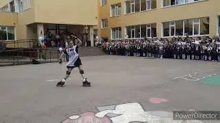 Выступление на 1 сентября!!! Фигурное катание на роликах!