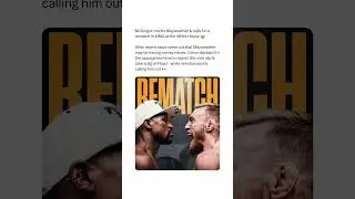 Conor Wants Floyd MMA REMATCH