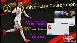 Pes 2020 3rd Anniversary - Exciting Gifts & Free Legends | Possible Date & Details.