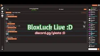 Bloxluck Live (Wagering :D)
