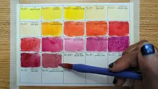 SWATCHING ALL 100 COLORS! Kuretake Gansai Tambi ASMR ✨
