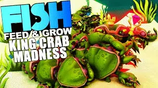 Feed And Grow Fish - BECOMING THE KING CRAB, MASSIVE CRAB ARMY - Fish Feed And Grow Gameplay