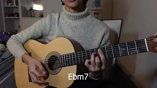 Gakkou Gurashi | We Took Each Other's Hand - Kaori Sawada (Guitar cover + CHORDS)