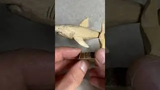 How to Whittle a Shark Whittling for Beginners! #whittling #woodcarving #howto #shark #beach #carved