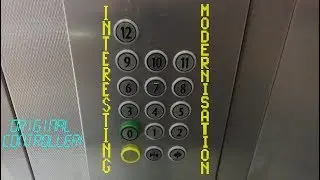 Odd modernisation of a KONE M-Series elevator at the Eldon Garden Multi-Storey Car Park in Newcastle
