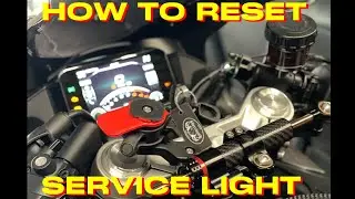 How to reset service light on CFMOTO 450sr/450ss