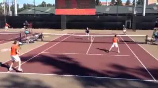 Clay Thompson/Joe Di Giulio win over Florida in Pac12/SEC Showdown