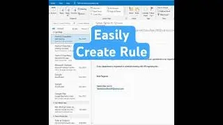 How to create a rule in outlook - Microsoft outlook
