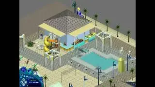 The Sims - Vacation Island - 47 Lagoon Moon Road - Sunset Beach