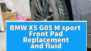 BMW X5 G05 M Sport Замена передних тормозных колодок и тормозной жидкости