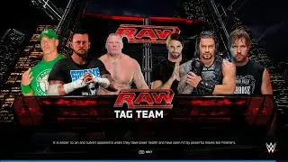 Punk, Cena & Lesnar Vs The Shield - Tag Team Elimination Match | WWE 2k25 