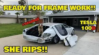 Rebuilding a CHEAP WRECKED Tesla Model S from COPART Part 3 ( Salvage Tesla 100D )