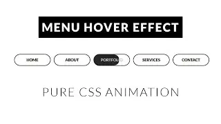 CSS Creative Menu Hover Animation