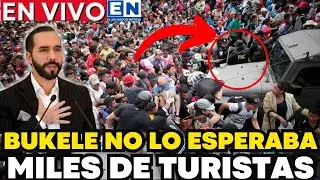 BUKELE NO LO ESPERABA MAS DE 100 MIL TURISTAS VISITARAN EL SALVADOR