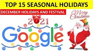 Seasonal Holidays 2021 | List of Celebrations Top 15 December Holidays and Festivals 2021