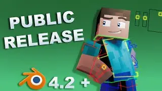 CHECK DESCRIPTION!! Advanced Minecraft Rig for Blender 4.2+ | FREE DOWNLOAD!!