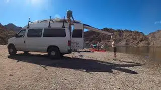 Loading Kayaks onto High Roof Van