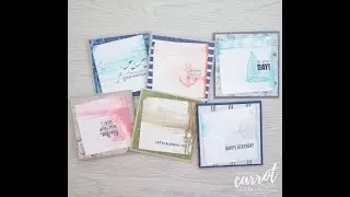 Stampin' Up! Sailing Home Inkpad Swipe Technique