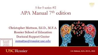 APA Manual 7th edition changes