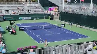 Liv Hovde vs Aliaksandra Sasnovich - (BNP Paribas Open) Indian Wells, CA 2024