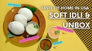 Homemade Soft Idli in USA 🍚 | Indian Student Life Vlog | Unboxing Package from India 🎁