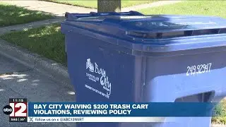 Bay City waiving $200 fee for trash cart violations