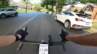Road ride on Greenfield Ave to Pocusset St to Murray Ave