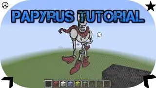 Minecraft pixelart : Papyrus(Undertale) Tutorial