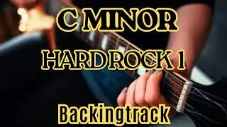 C Minor Hard Rock Backing Track | Heavy Guitar Jam Track for Solos